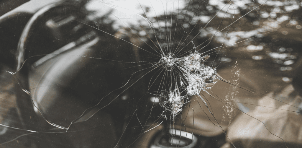 Broken Car Window