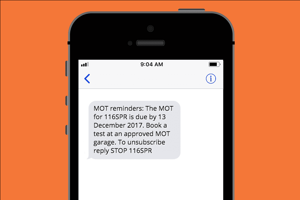 Mot Text Reminder