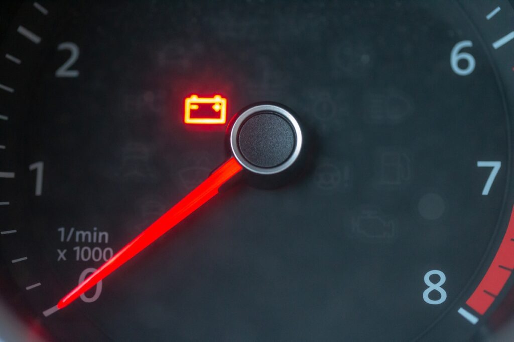 Car Battery Warning Light